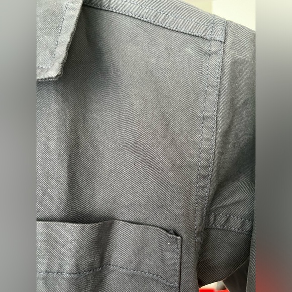 98% cotton Alex Mill jumpsuit, dark grey - Picture 5 of 11